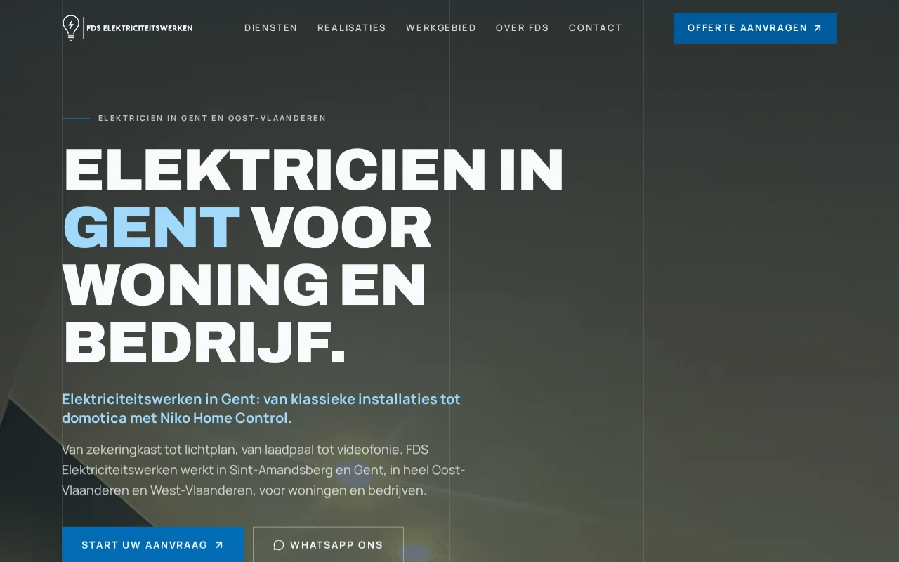 Website FDS Elektriciteitswerken